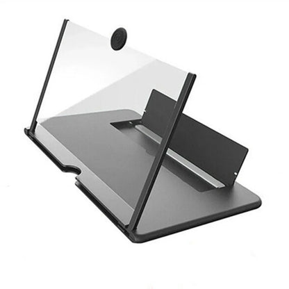 12/10" Phone Screen Magnifier 3D HD Phone Enlarger Cell Phone Magnifier for Seniors Video Watching Movie Night Home Travel Break